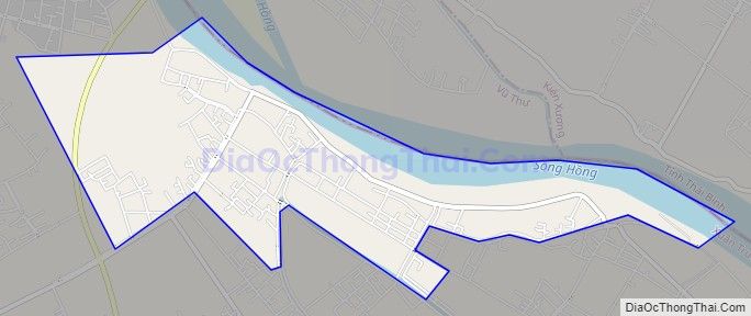Bản đồ giao thông xã Xuân Thành, huyện Xuân Trường