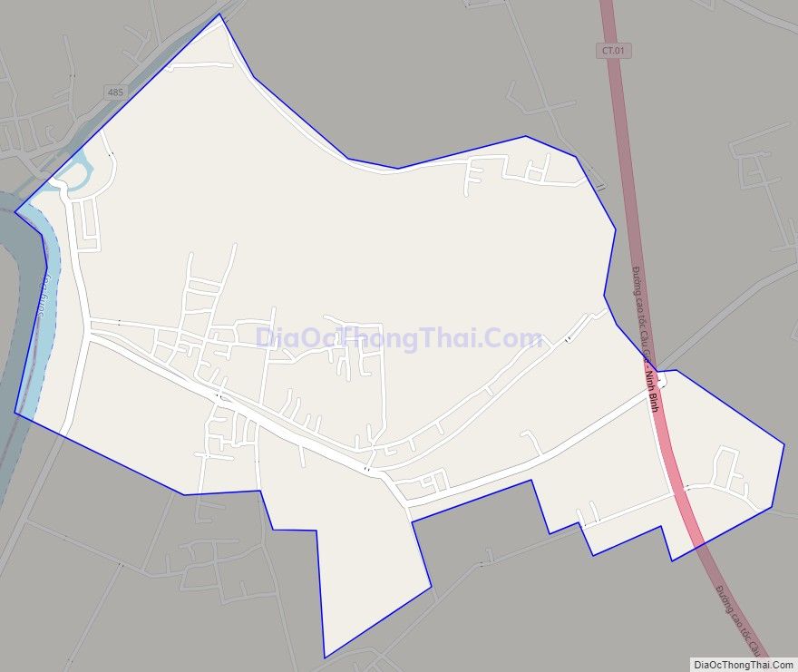 Bản đồ giao thông xã Yên Phú, huyện Ý Yên