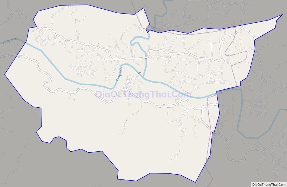 Bản đồ giao thông xã Bình Sơn, huyện Anh Sơn