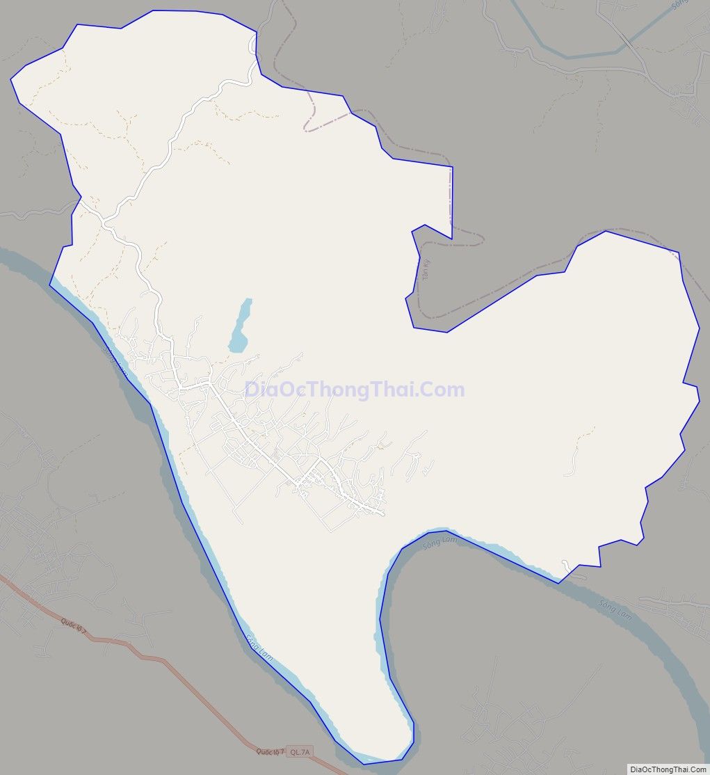 Bản đồ giao thông xã Đức Sơn, huyện Anh Sơn