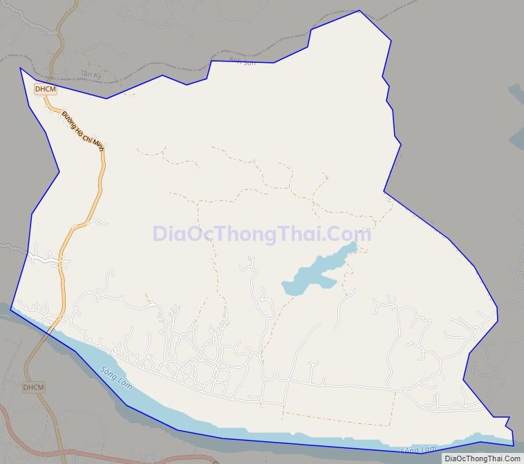 Bản đồ giao thông xã Lạng Sơn, huyện Anh Sơn
