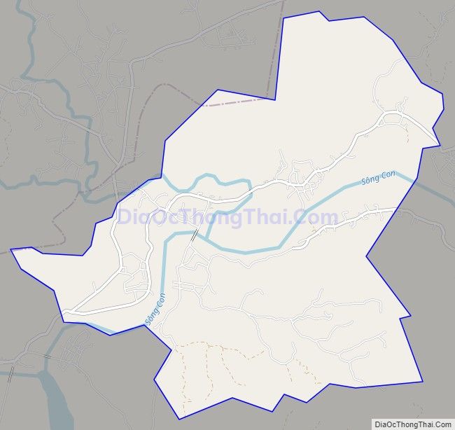 Bản đồ giao thông xã Thành Sơn, huyện Anh Sơn