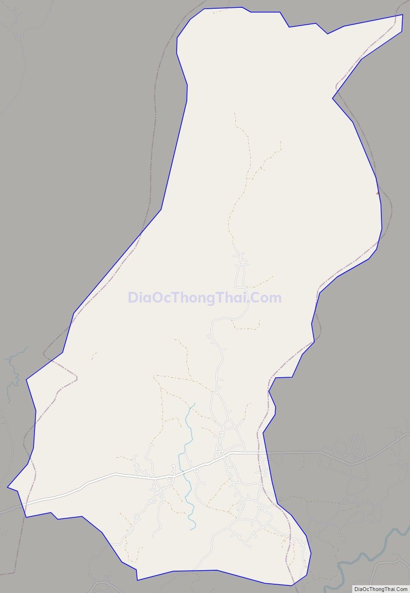 Bản đồ giao thông xã Thọ Sơn, huyện Anh Sơn