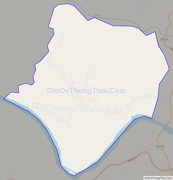 Bản đồ giao thông xã Vĩnh Sơn, huyện Anh Sơn