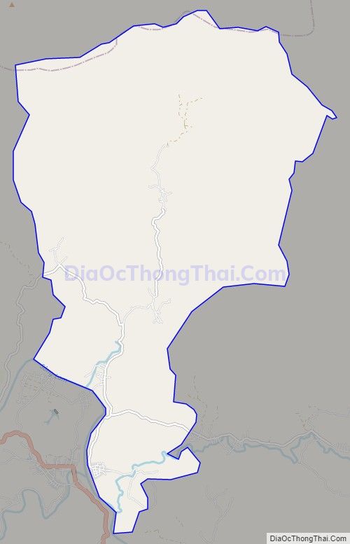 Bản đồ giao thông xã Cam Lâm, huyện Con Cuông