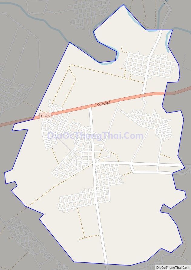 Bản đồ giao thông xã Diễn Cát, huyện Diễn Châu