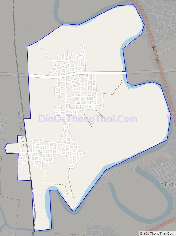 Bản đồ giao thông xã Diễn Hoa, huyện Diễn Châu