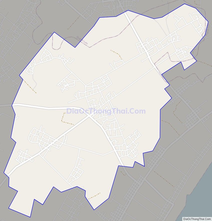 Bản đồ giao thông xã Diễn Hoàng, huyện Diễn Châu