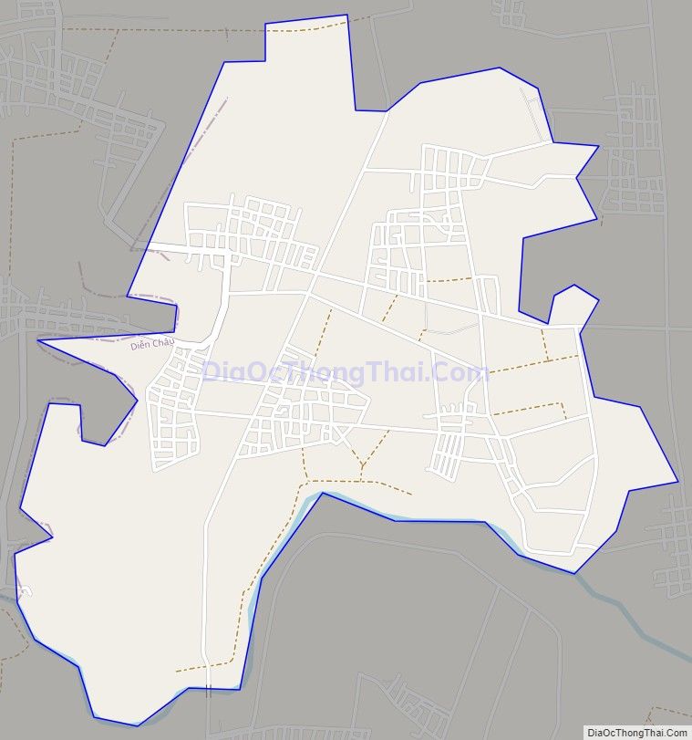 Bản đồ giao thông xã Diễn Nguyên, huyện Diễn Châu