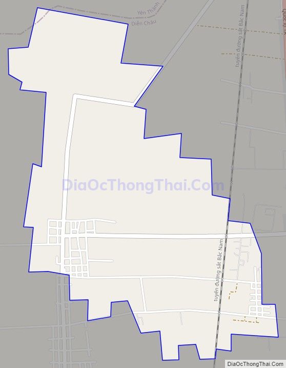 Bản đồ giao thông xã Diễn Tháp, huyện Diễn Châu