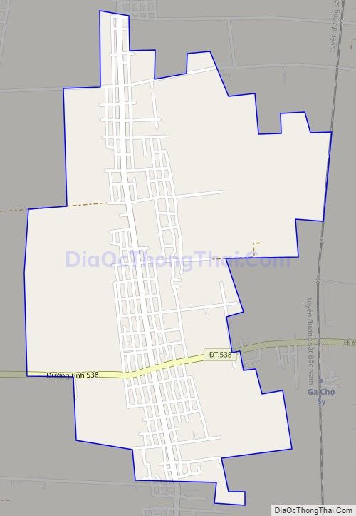 Bản đồ giao thông xã Diễn Xuân, huyện Diễn Châu