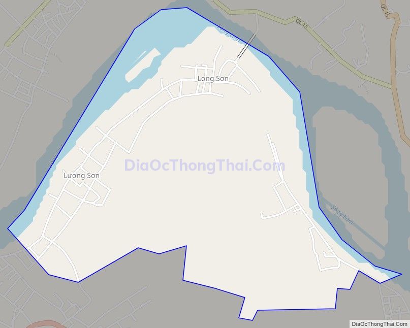 Bản đồ giao thông xã Bắc Sơn, huyện Đô Lương