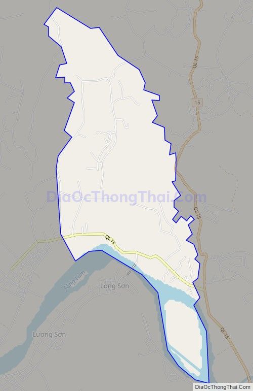 Bản đồ giao thông xã Bồi Sơn, huyện Đô Lương