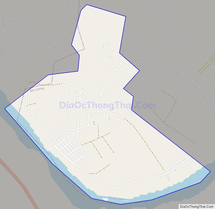 Bản đồ giao thông xã Ngọc Sơn, huyện Đô Lương