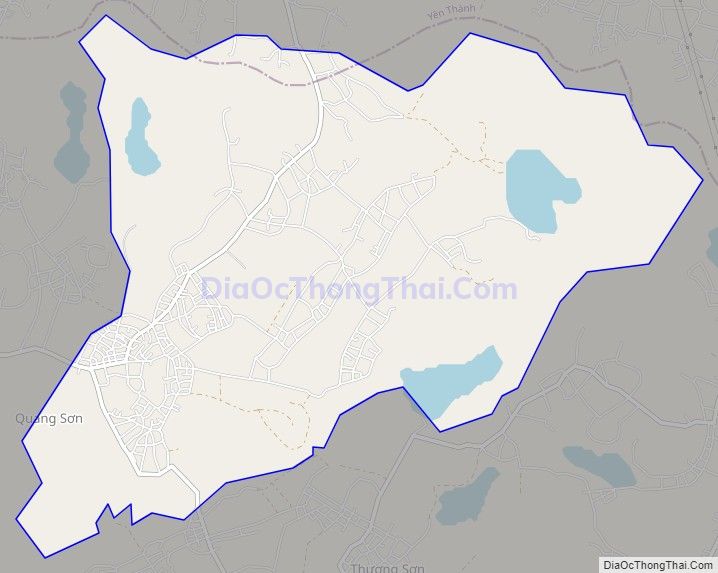 Bản đồ giao thông xã Thượng Sơn, huyện Đô Lương