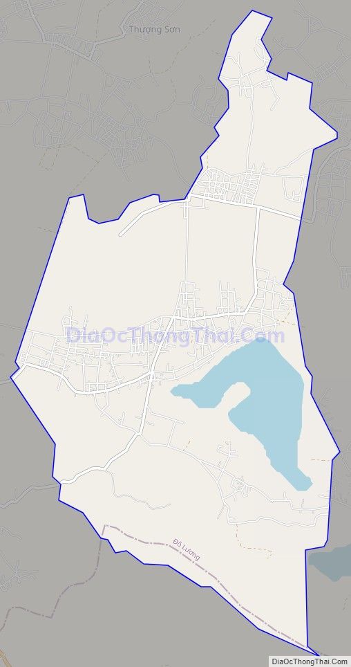 Bản đồ giao thông xã Trù Sơn, huyện Đô Lương