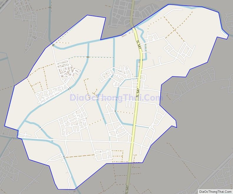 Bản đồ giao thông xã Hưng Phúc, huyện Hưng Nguyên