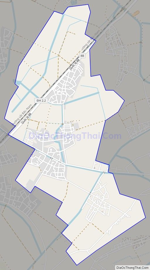 Bản đồ giao thông xã Hưng Thắng (cũ), huyện Hưng Nguyên