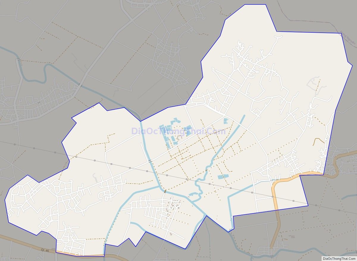Bản đồ giao thông xã Nam Lĩnh, huyện Nam Đàn