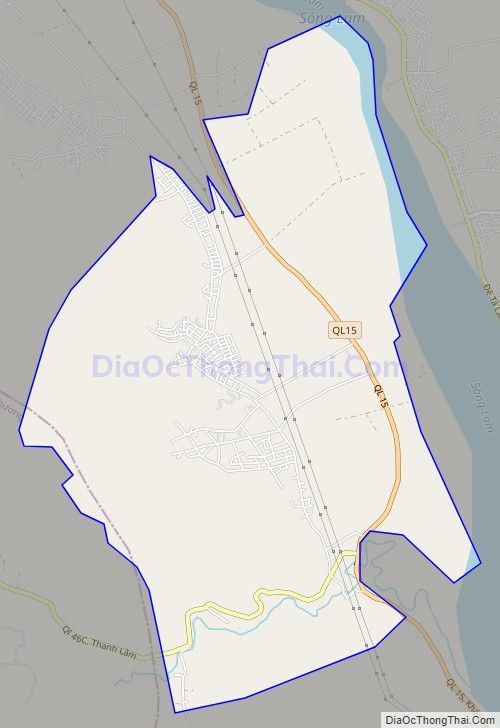 Bản đồ giao thông xã Nam Lộc (cũ), huyện Nam Đàn