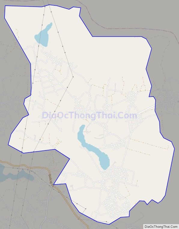 Bản đồ giao thông xã Nam Thanh, huyện Nam Đàn