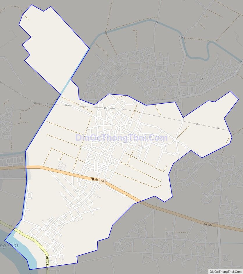 Bản đồ giao thông xã Xuân Hòa, huyện Nam Đàn