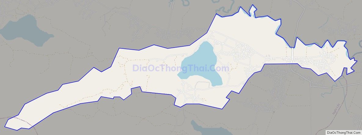 Bản đồ giao thông xã Nghi Công Bắc, huyện Nghi Lộc