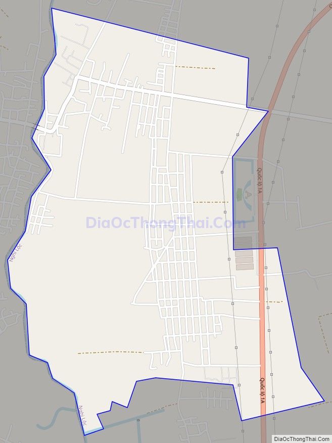 Bản đồ giao thông xã Nghi Diên, huyện Nghi Lộc