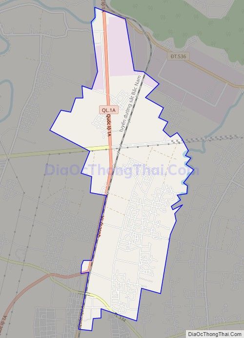 Bản đồ giao thông xã Nghi Long, huyện Nghi Lộc