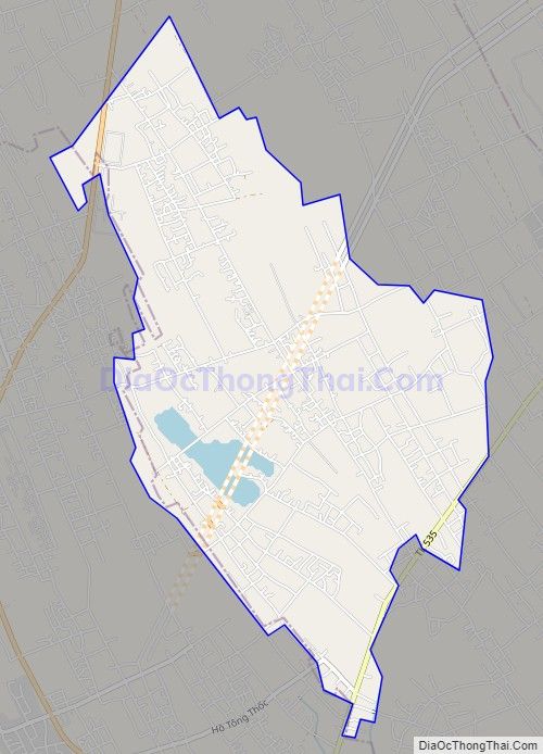 Bản đồ giao thông xã Nghi Phong, huyện Nghi Lộc