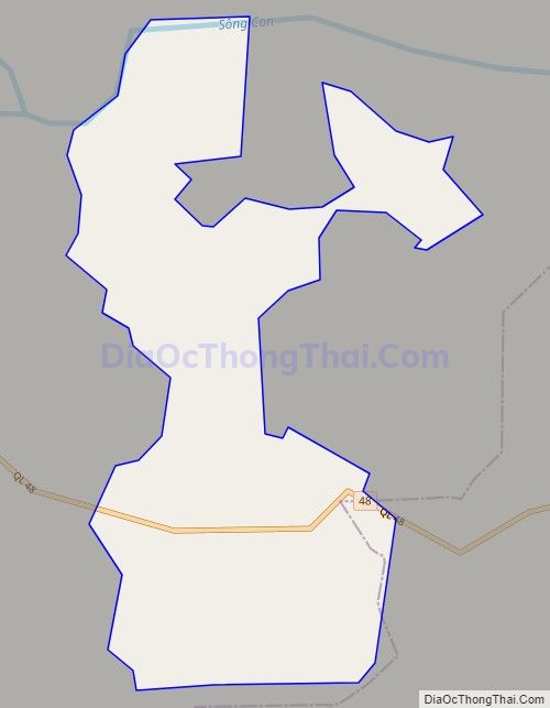Bản đồ giao thông xã Nghĩa Tân (cũ), huyện Nghĩa Đàn