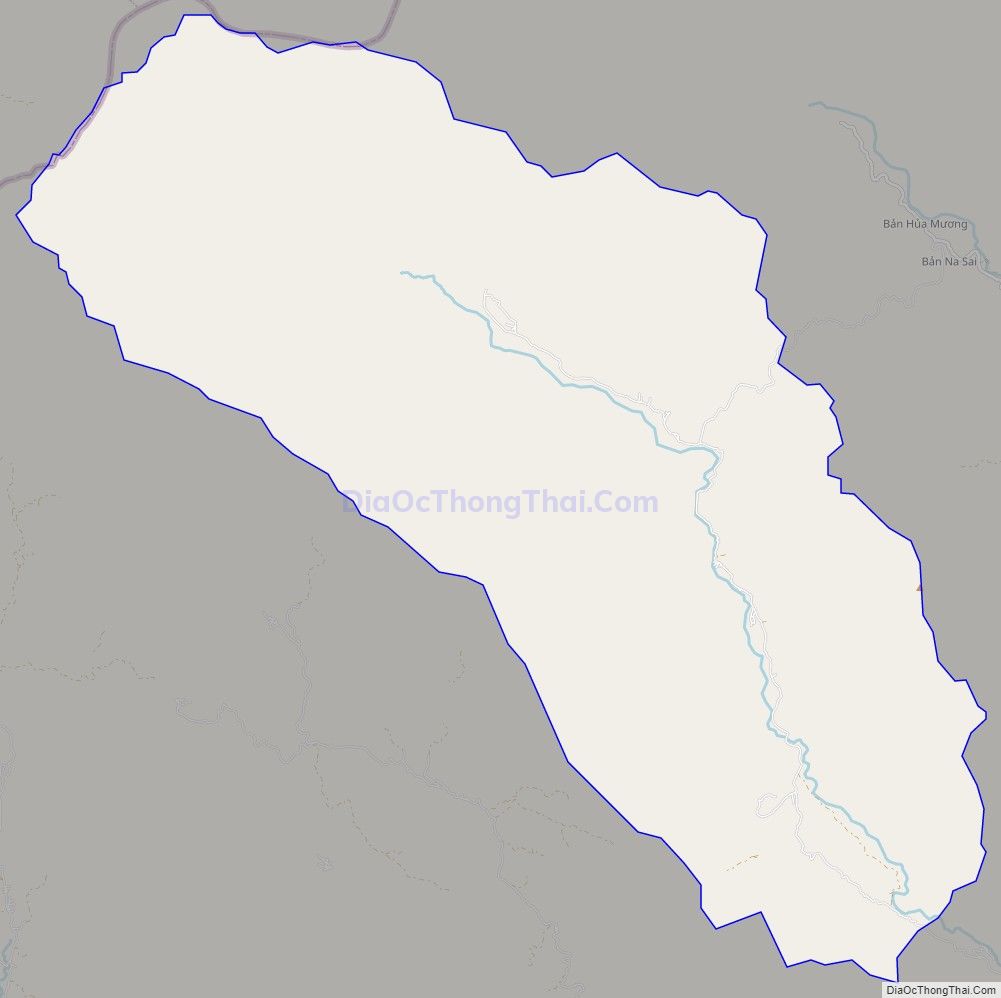 Bản đồ giao thông xã Nậm Giải, huyện Quế Phong