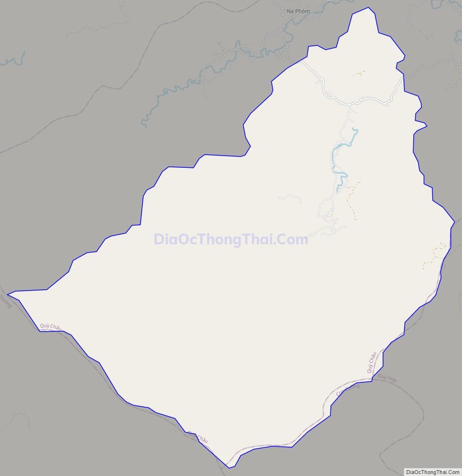 Bản đồ giao thông xã Diên Lãm, huyện Quỳ Châu