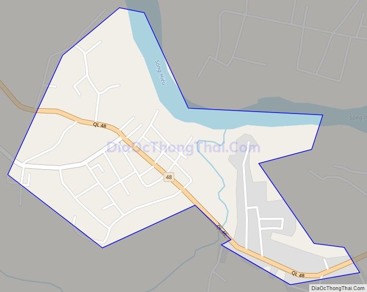 Bản đồ giao thông Thị trấn Tân Lạc, huyện Quỳ Châu