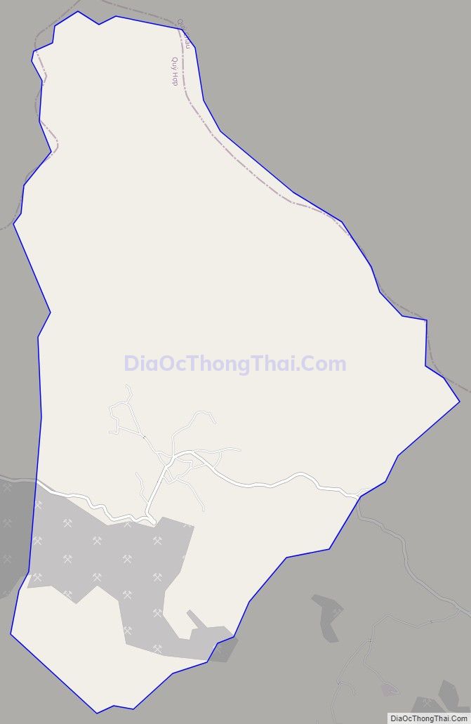 Bản đồ giao thông xã Châu Tiến, huyện Quỳ Hợp