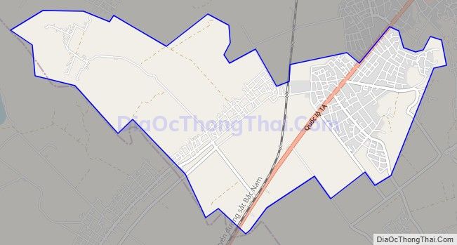 Bản đồ giao thông xã Quỳnh Giang, huyện Quỳnh Lưu