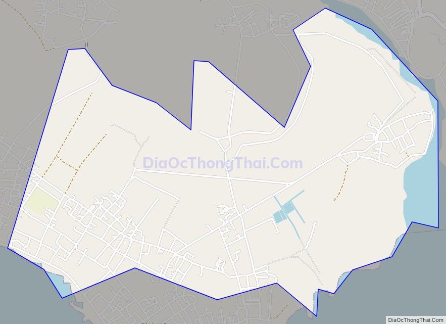 Bản đồ giao thông xã Quỳnh Thuận, huyện Quỳnh Lưu