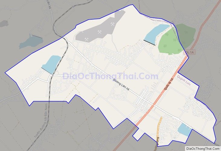 Bản đồ giao thông xã Quỳnh Văn, huyện Quỳnh Lưu