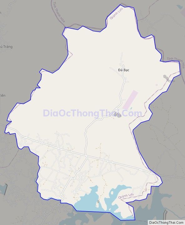 Bản đồ giao thông xã Tân Thắng, huyện Quỳnh Lưu