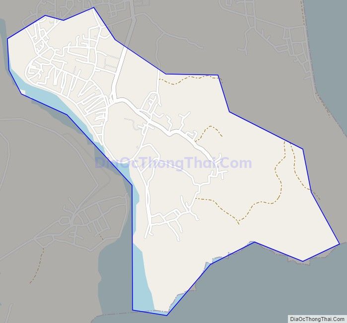Bản đồ giao thông xã Tiến Thủy, huyện Quỳnh Lưu