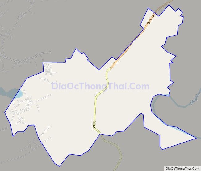 Bản đồ giao thông xã Nghĩa Hoàn, huyện Tân Kỳ