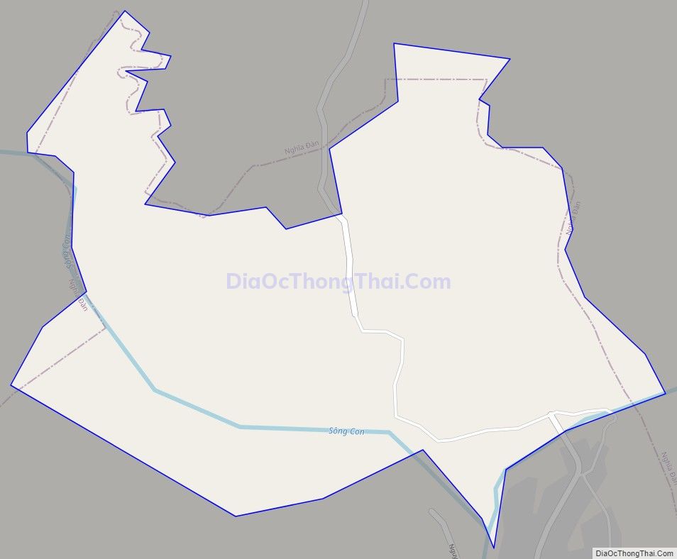 Bản đồ giao thông phường Quang Phong, thị xã Thái Hòa
