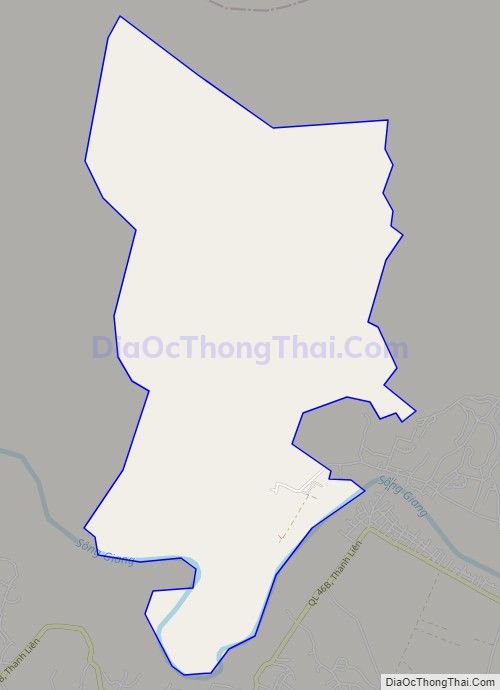 Bản đồ giao thông xã Thanh Hòa, huyện Thanh Chương