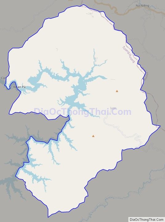 Bản đồ giao thông xã Hữu Khuông, huyện Tương Dương