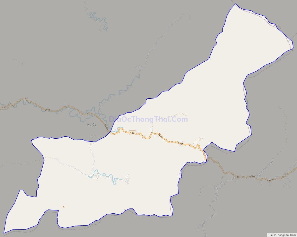 Bản đồ giao thông xã Xiêng My, huyện Tương Dương