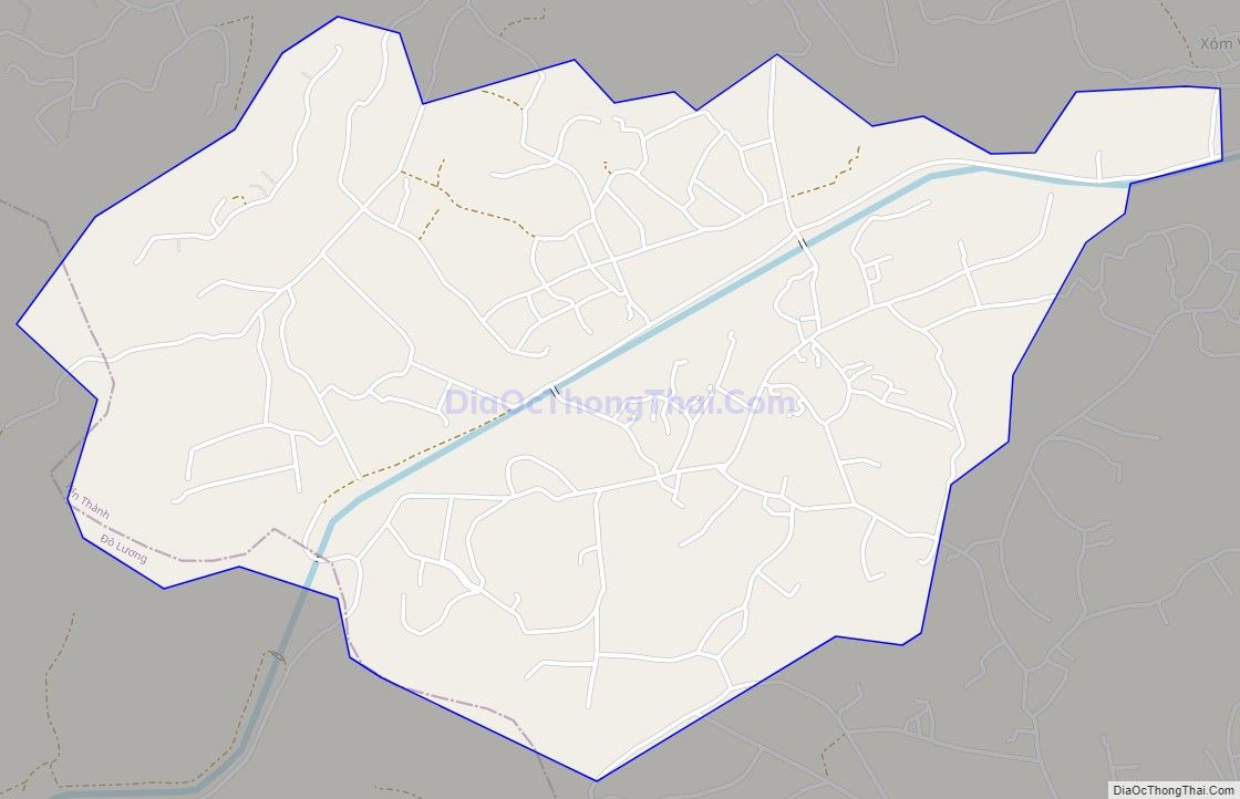 Bản đồ giao thông xã Đại Thành, huyện Yên Thành