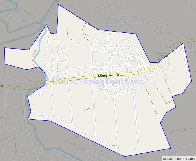 Bản đồ giao thông xã Hoa Thành, huyện Yên Thành