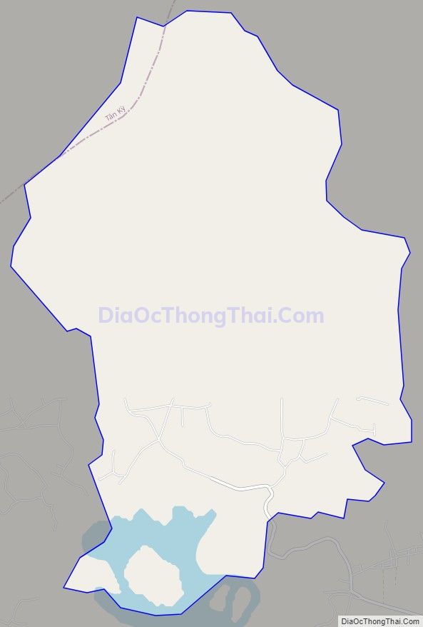 Bản đồ giao thông xã Kim Thành, huyện Yên Thành