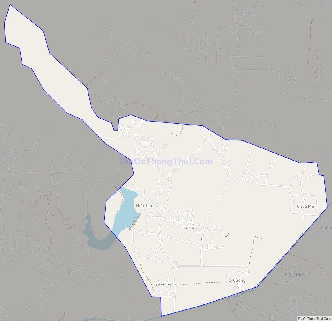 Bản đồ giao thông xã Lý Thành, huyện Yên Thành