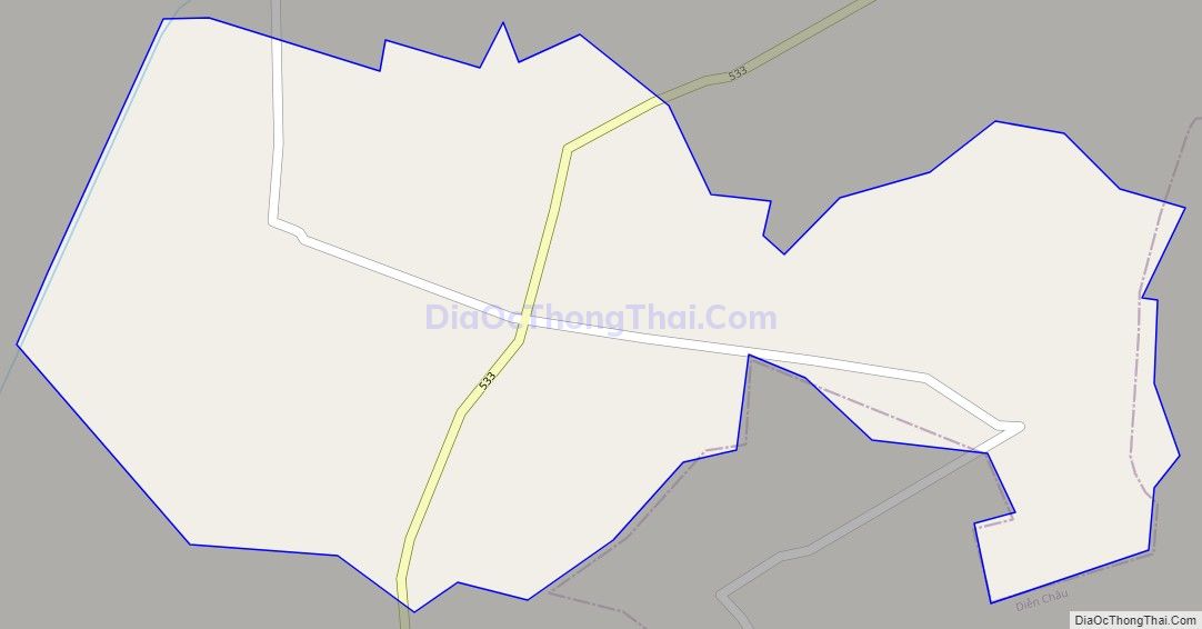 Bản đồ giao thông xã Phú Thành, huyện Yên Thành